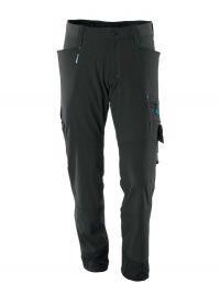 Workwear Hose Mascot in Schwarz